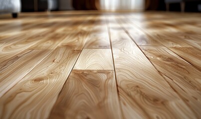 Wall Mural - light hickory wood surface