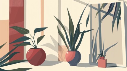 Poster - Produce a minimalist vector frame with clean lines and simple shapes, using a monochromatic color scheme for a sleek, modern look
