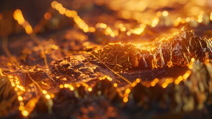 Leinwandbilder - A close-up of a gold price chart with fluctuating trends and historical data, illustrating market volatility in the precious metals sector.