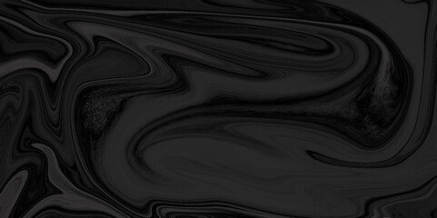 Wall Mural - abstract pattern black and gray marble texture and background. liquify swirl black and gray color ar
