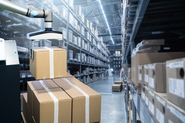 Poster - Concept of unmanned automated warehouse