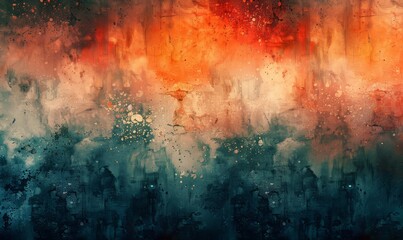 Wall Mural - Abstract watercolor textures