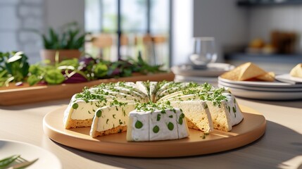 Wall Mural - feta cheese with olives