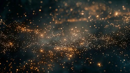 Wall Mural - star clusters and nebulas shining in deep space, glittering night sky, universe fragment