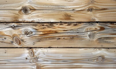 Wall Mural - light ash wood planks with knots