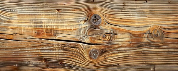 Wall Mural - light cedar wood planks with knots