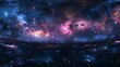 © Nazia - Panoramic Virtual Reality Stellar System and Nebula, 360 HDRI Environment Map