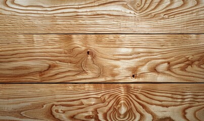 Wall Mural - light ash wood planks with grain