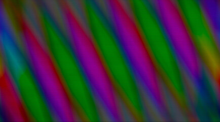 Poster - A blurry multicolor screen screen scan lines abstract background