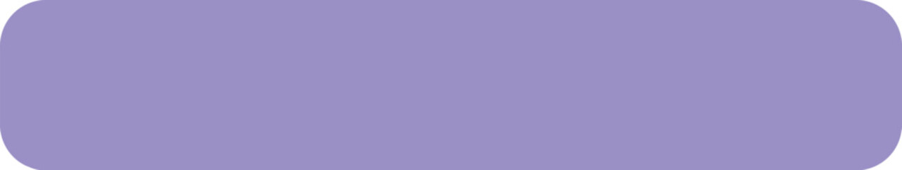 Poster - Simple pastel purple rounded rectangle is floating on a plain white background