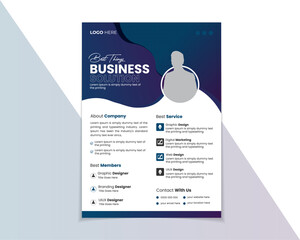 business corporate flier design or booklete and poster for business, a4 size poster design, pamphlet