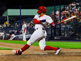 Poster - red baseball player