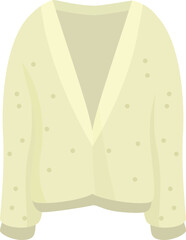 Sticker - Stylish light green blazer with a classic v neck and a subtle dot pattern, perfect for adding a touch of sophistication to any outfit