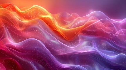 Wall Mural - Data visualization, Cyberspace, Big Data, Analytics, Digital era, Information technology, Innovative concepts. Gradient wave lines for banners, presentations, template, web design.