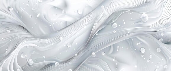 Poster - An abstract white background pattern with a faint circle swirl pattern in the middle