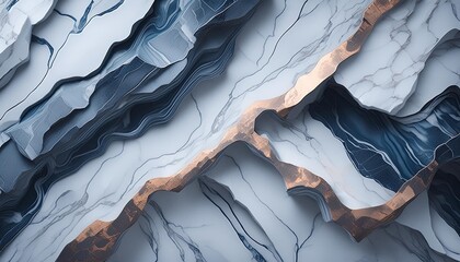 Wall Mural - a 3d illustration marble texture