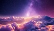 © Tamia - abstract starlight and pink and purple clouds stardust blink background presentation star concept magazine powerpoint website marketing