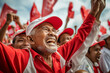 © Work 19 Studio - Indonesian supporters celebrating with happy faces