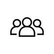 © icons gate - Group of people, squad icon - team user icon. two person symbol, group, Friends, people, users icon