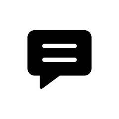 Leinwandbilder - comment icon speech bubble symbol Chat message icons - talk message Bubble chat icon. web vector icon	