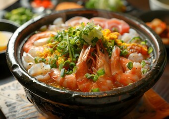 Wall Mural - A delicious bowl of seafood