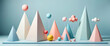© DIVGRADCURL - illustrazione con elementi geometrici a tema astratto contemporaneo