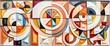 © DIVGRADCURL - illustrazione con elementi geometrici a tema astratto contemporaneo