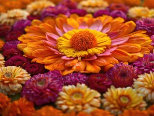 Wall Mural - Close-up of bouquet of flowers