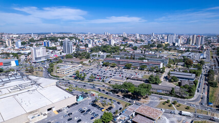 Wall Mural - Aerial view of the University of Mogi das Cruzes, São Paulo, Brazil.