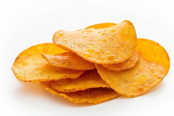 Poster - Masoor bean snacks on white background