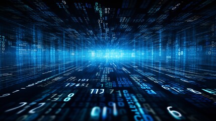 digital code number abstract background represent programming languages