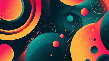 Poster - Bold, vibrant abstract background perfect for modern artistic projects and eye-catching displays.