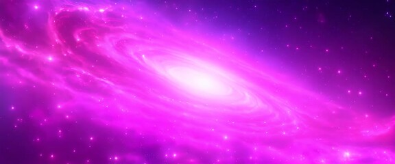 Wall Mural - amazingly colorful galaxy in outer space with swirling sparkling stars glowing nebulae in shades of 