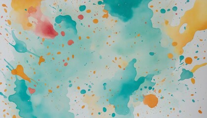 Wall Mural - abstract watercolor texture creating a vibrant splash of colors for wallpaper background