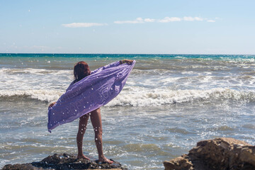 Poster - Girl by the sea