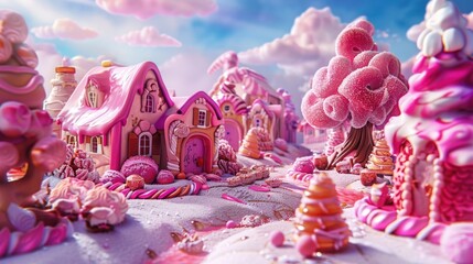 Canvas Print - Candy Land Close Up