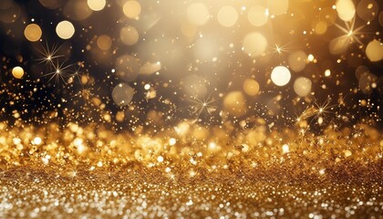 Wall Mural - high resolution image featuring a golden sparkle gradient perfect for backgrounds luxury themes or festive designs giving a sense of celebration elegance and glamour