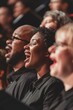 © Fotograf - People coming together to sing in unison, perfect for a worship or performance setting