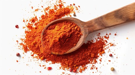 Poster - A wooden spoon filled with a mix of spices, great for cooking and baking