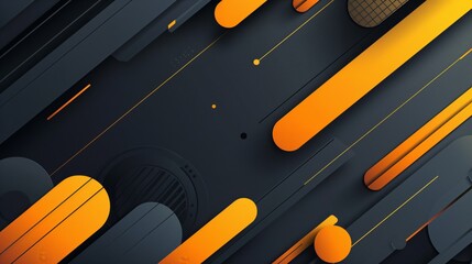 Poster - A dynamic abstract background with vibrant colors and contrasting shapes to capture attention.