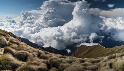 Wall Mural - dramatic sky and clouds