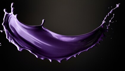 Wall Mural - modern purple paint stroke