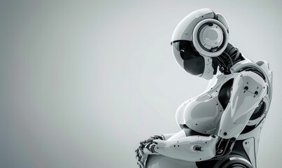 Poster - Pregnant Robot. Generative ai