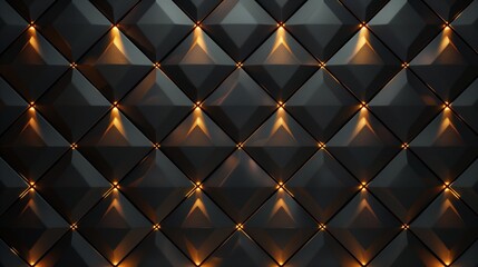 Poster - Luxurious 3D background with intricate diamond patterns and sophisticated lighting, exuding elegance.