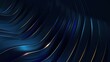© Witri - Abstract Dark Blue and Gold Curved Lines Background