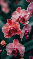 Wall Mural - Orchid, Wallpaper 4k, Flowers image - generative ai