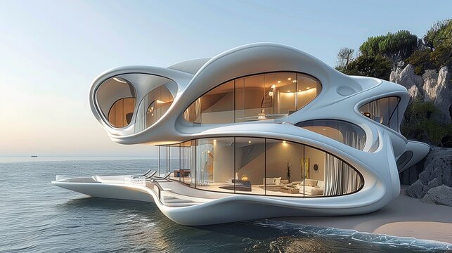 Futuristic Architectural Design with the Latest Technology 