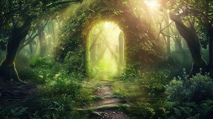 Poster - Enchanted Forest Gateway