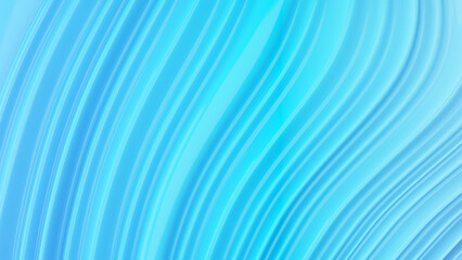Poster - cold gradient curves Animated abstract background with gradient curved waves. for text graphics and more.,3d rendering