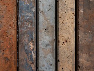 Sticker - Weathered concrete and metal textures